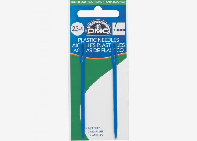 .DMC plastikinės adatos vaikams arba mezginiams