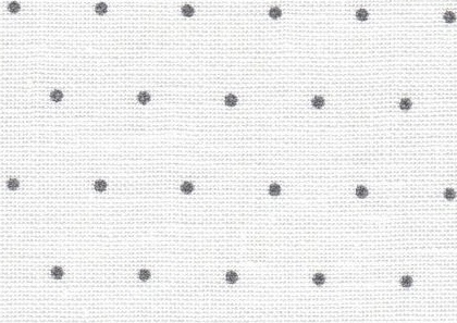 Linas 35 ct. Sp. Mini Dots White (1329). Dydis 50x34cm